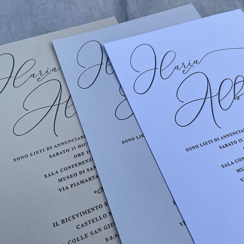 Wedding invitation - Florence