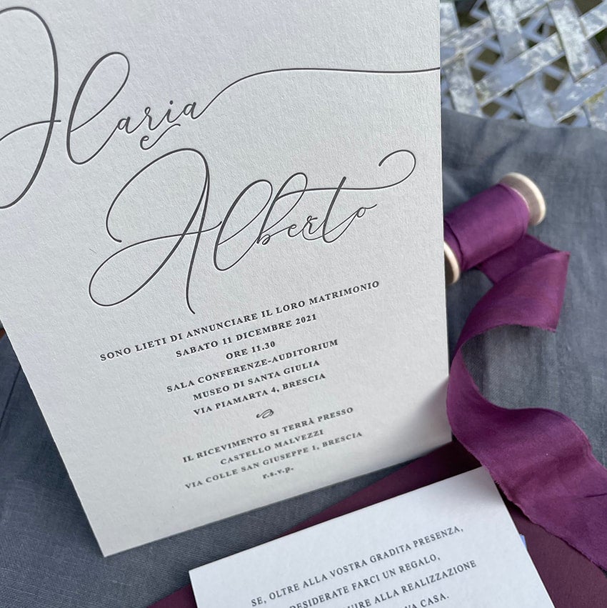 Wedding invitation - Florence